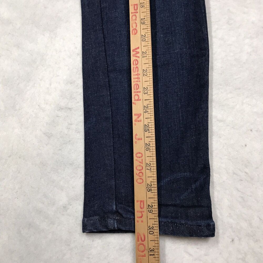 TOMMY HILFIGER Slim Taper Jean Men 33x30 Dark Wash Racing Stripe Honeycomb - Picture 12 of 16